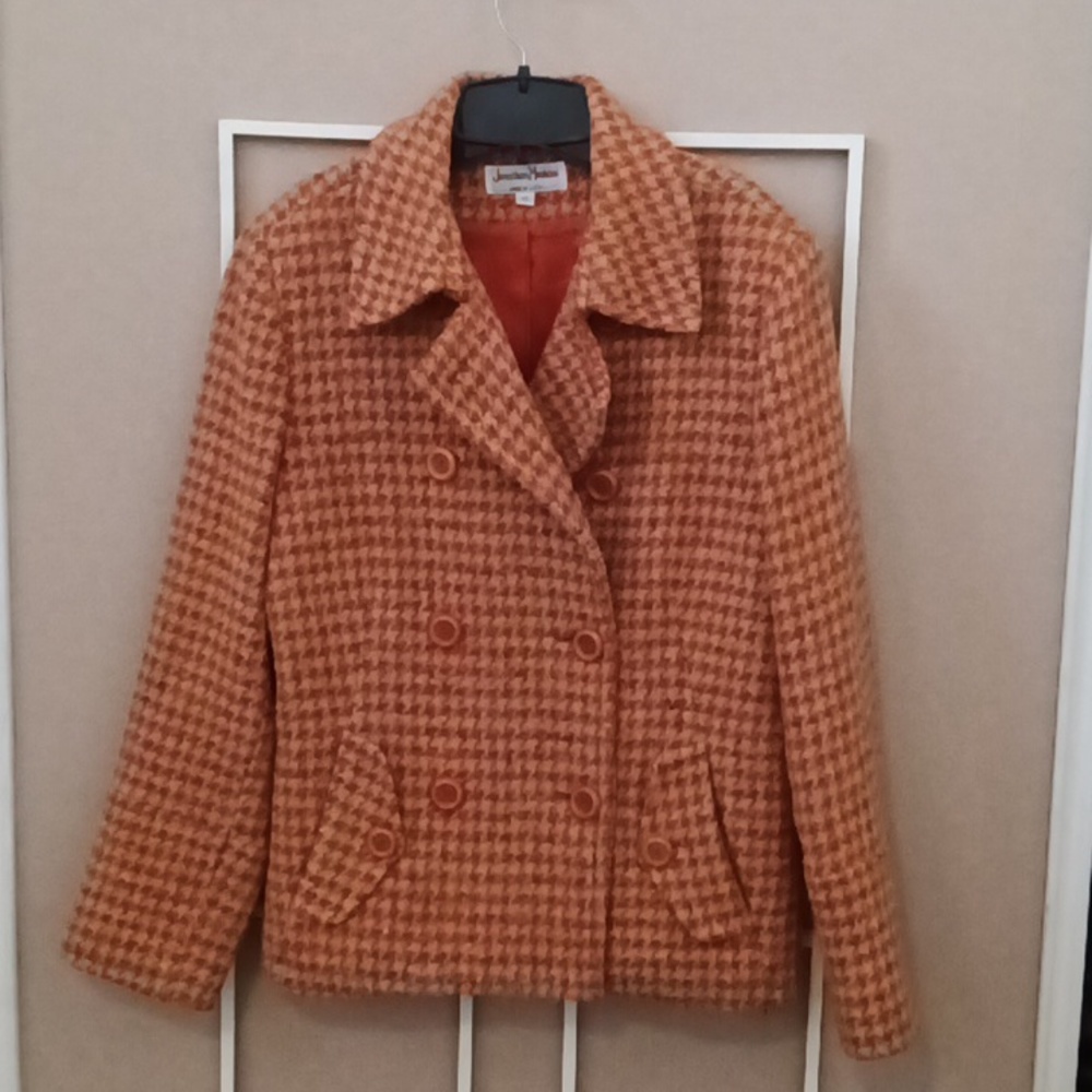 Jonathan Michael vintage houndstooth coat